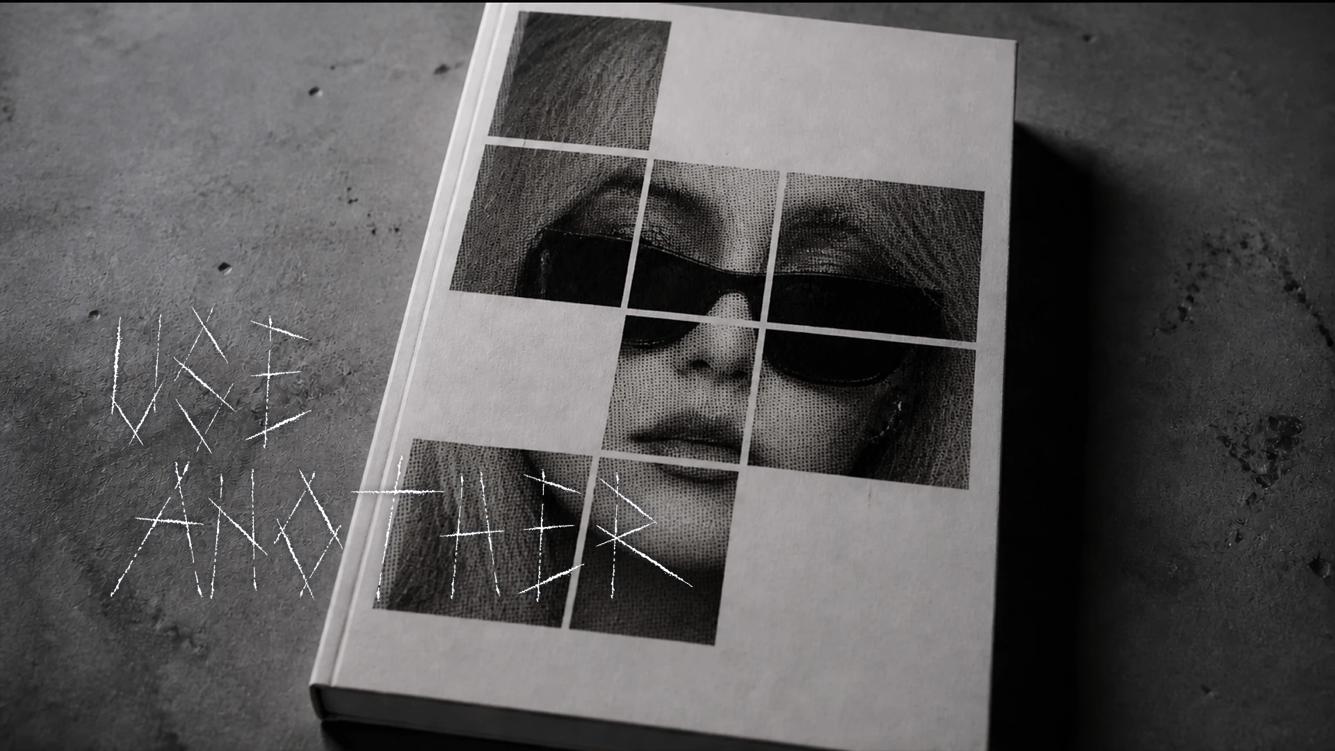 A mockup of Cokesplit Display used for a an edgy book creative.