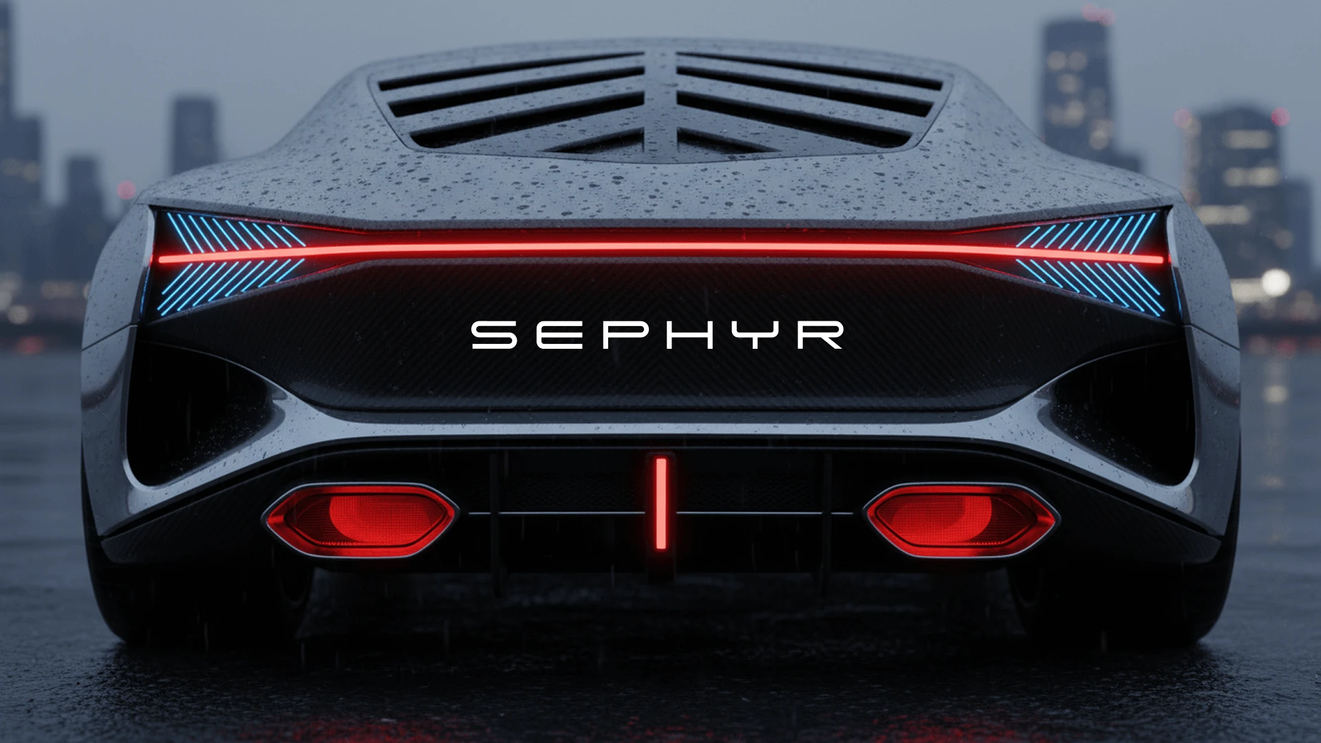 A mockup of Gilermo Display used for a modern automobile typography.